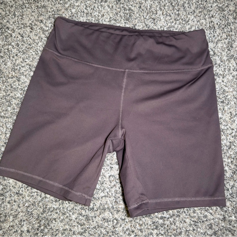 Jockey Women's Taupe Brown High-Rise Bike Shorts